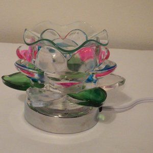 Flower electric lamp- multiple setting using touch control